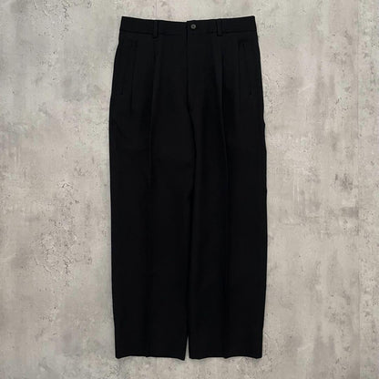 90s vintage double suit setup wool silk black wedding