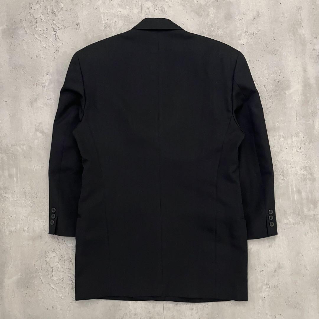90s vintage double suit setup wool silk black wedding