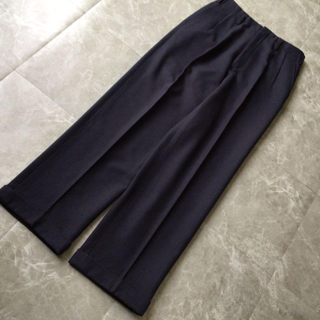90s vintage double suit setup navy 3B mode ceremony