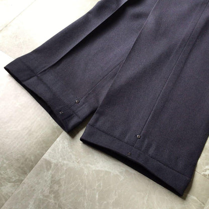 90s vintage double suit setup navy 3B mode ceremony