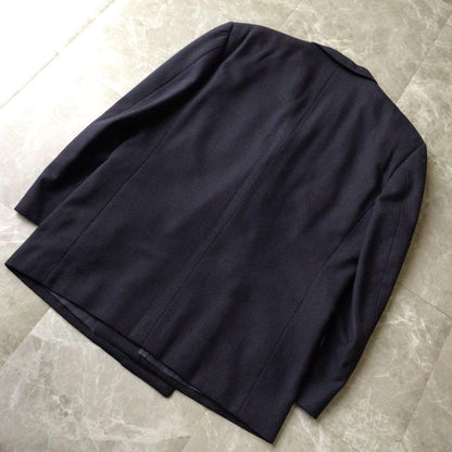 90s vintage double suit setup navy 3B mode ceremony