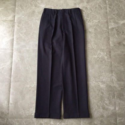 90s vintage double suit setup navy 3B mode ceremony