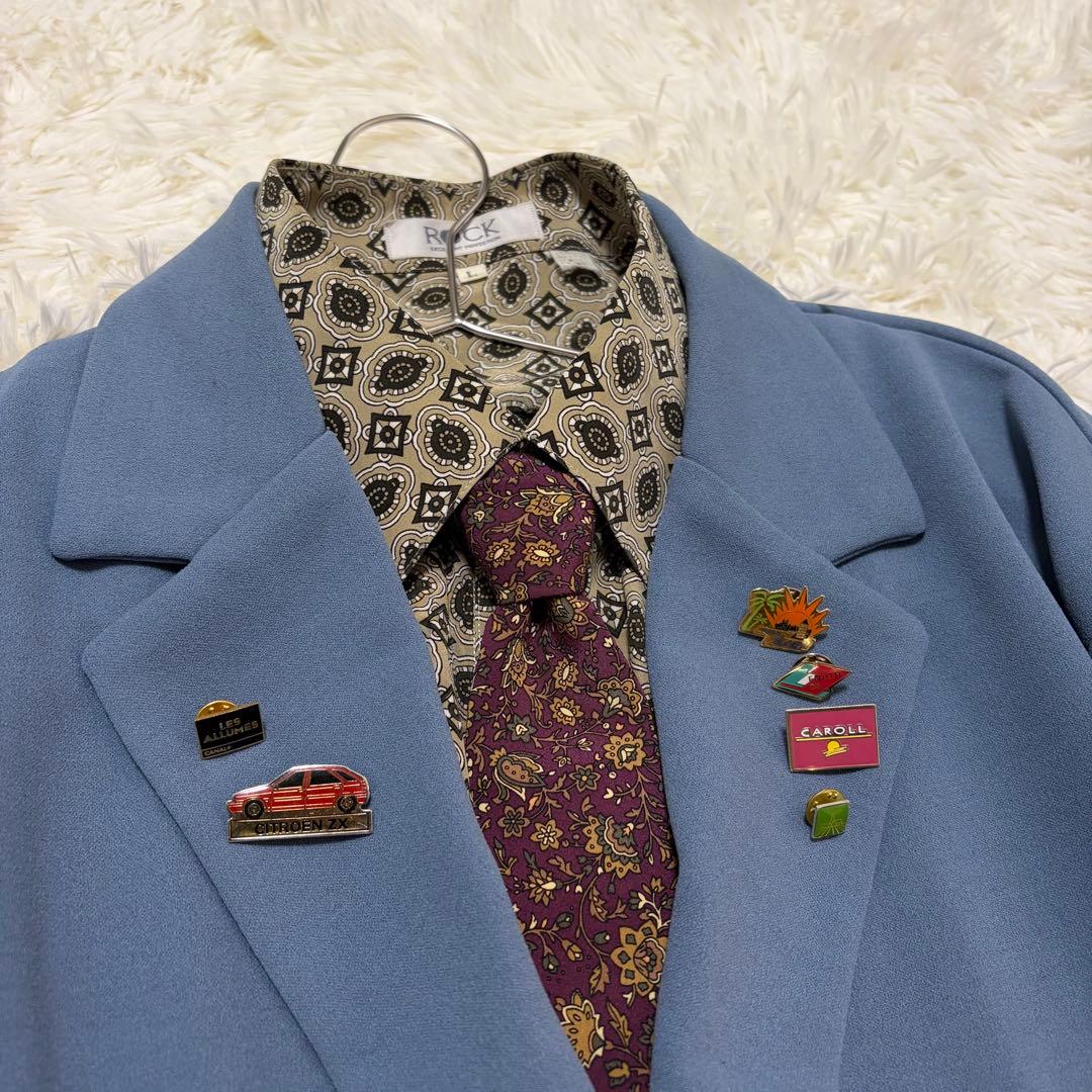 [4-piece set] Styled Dior double set tie pins