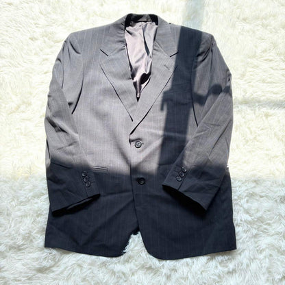 A566 Striped Suit Setup Unlined Gray Spring/Summer Commuting AB3