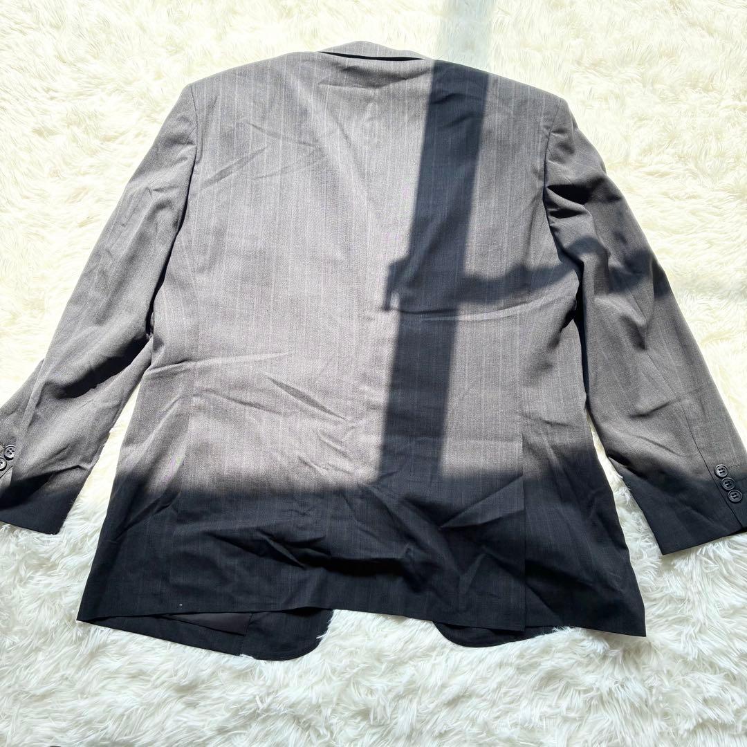 A566 Striped Suit Setup Unlined Gray Spring/Summer Commuting AB3