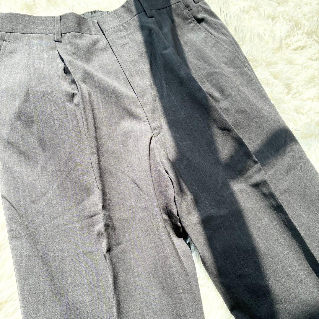 A566 Striped Suit Setup Unlined Gray Spring/Summer Commuting AB3