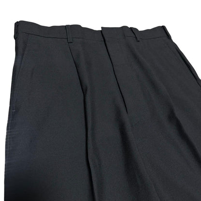 Double Suit Setup Black Formal Casual Wool Mourning Clothes Black L