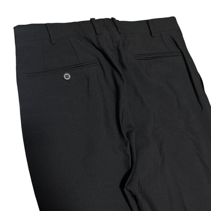 Double Suit Setup Black Formal Casual Wool Mourning Clothes Black L