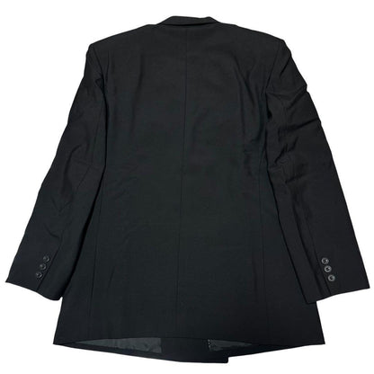 Double Suit Setup Black Formal Casual Wool Mourning Clothes Black L