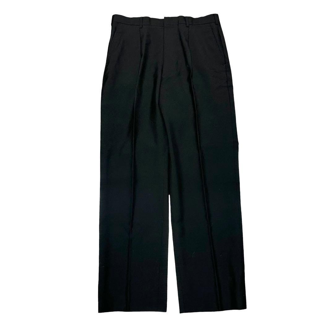 Double Suit Setup Black Formal Casual Wool Mourning Clothes Black L