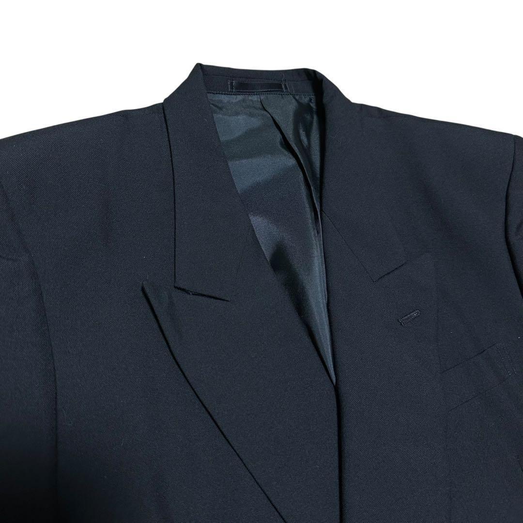 Double Suit Setup Black Formal Casual Wool Mourning Clothes Black L