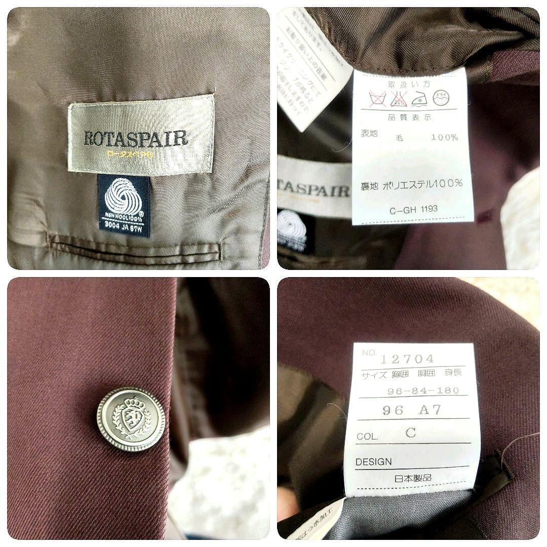 Men's suit setup A7 100% wool metal buttons casual