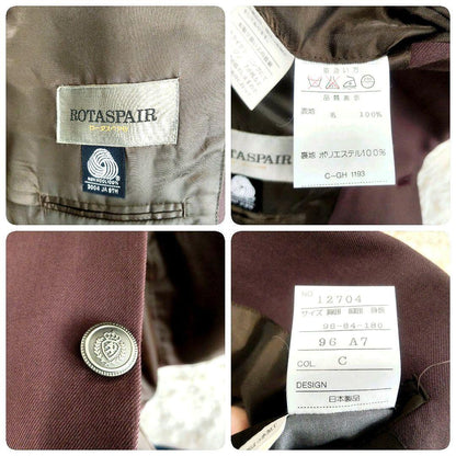 Men's suit setup A7 100% wool metal buttons casual