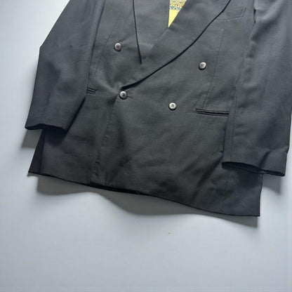 Vintage double-breasted suit set-up ceremonial occasion L
