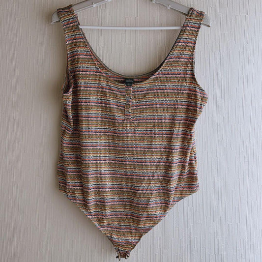 Wild Fable striped bodysuit XL