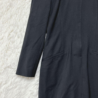 Good Condition Ceremony Dress Skirt Long Sleeve Shoulder Pad 9 Black Stretch