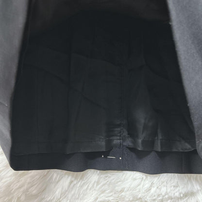 Good Condition Ceremony Dress Skirt Long Sleeve Shoulder Pad 9 Black Stretch