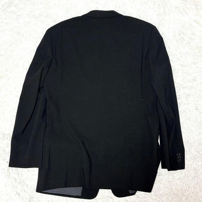 Armani Rezzoni Suit Setup Wool Black Made in Italy XL