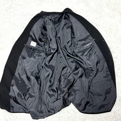 Armani Rezzoni Suit Setup Wool Black Made in Italy XL