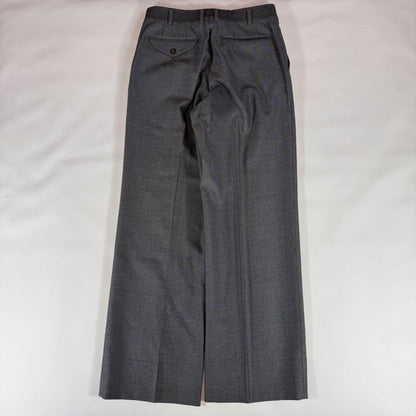 Silver Button Burberry's Double Suit Gray Wool Vintage Sanyo Shokai