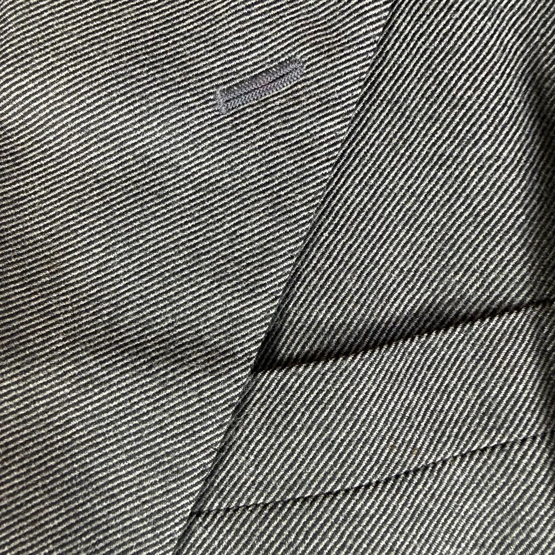 Silver Button Burberry's Double Suit Gray Wool Vintage Sanyo Shokai