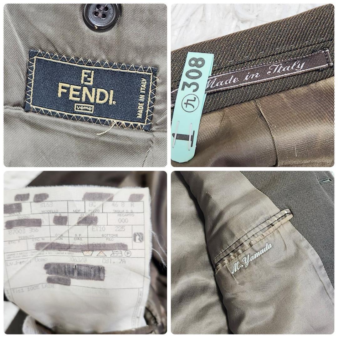 [Used Clothes Men] Fendi Casual Suit Setup M Equivalent Earth Color