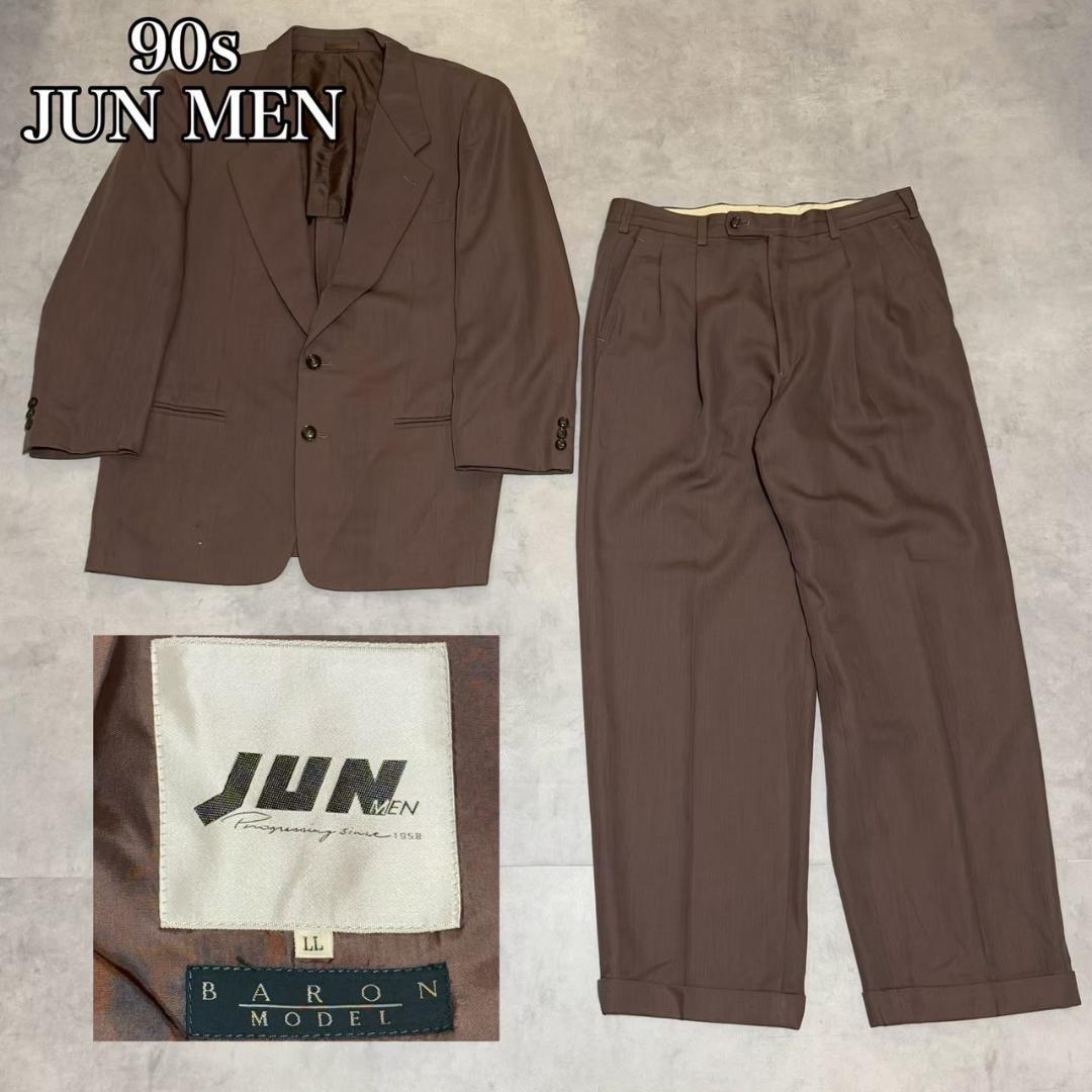 90s Good Color◎ JUN MEN SETUP Color Suit DM1256