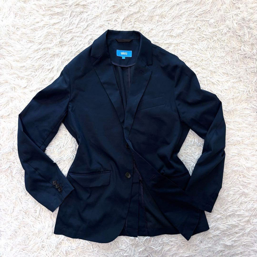 WWS Tailored Jacket Pants Setup Navy Travel Jacket