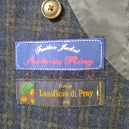 "Unused" HILTON x Ring Jacket S Navy Check