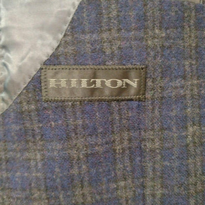 "Unused" HILTON x Ring Jacket S Navy Check