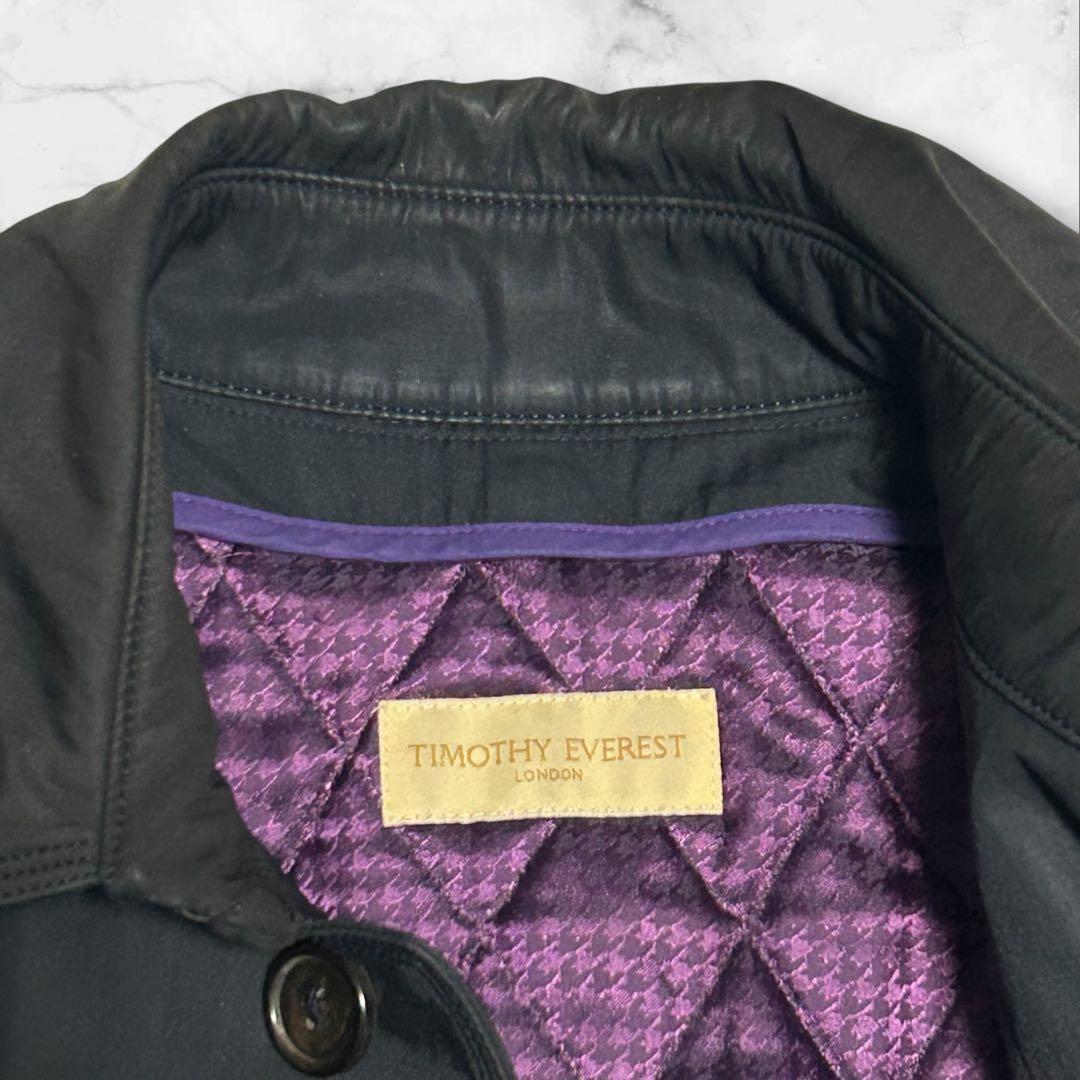[Good condition] Timothy Everest water repellent bonding coat with thinsulate liner black