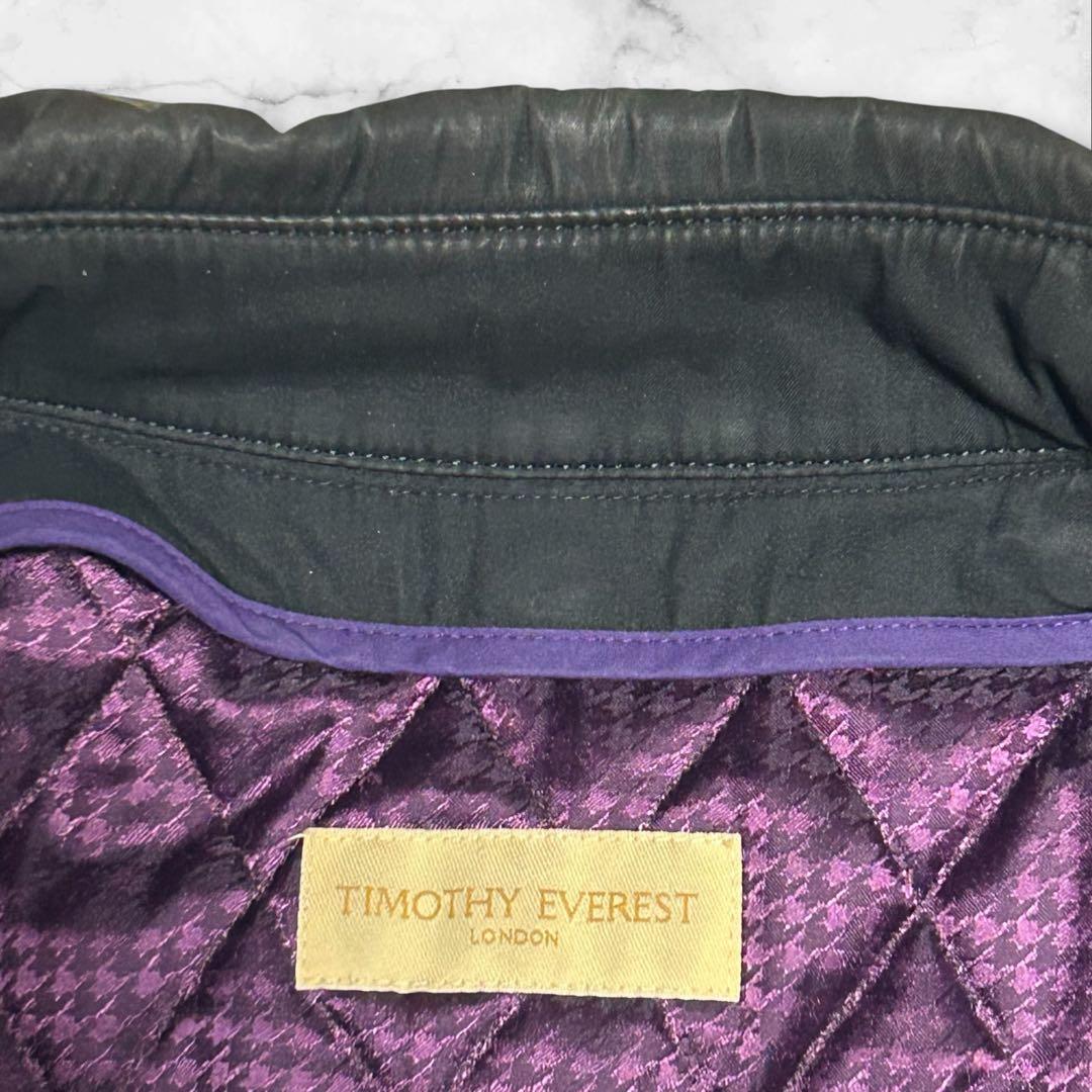 [Good condition] Timothy Everest water repellent bonding coat with thinsulate liner black