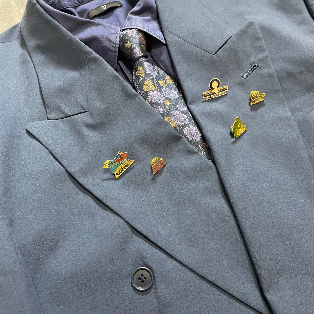 5-piece set✨ Yves Saint Laurent Setup Suit Tie Shirt Coming of Age Ceremony Blue