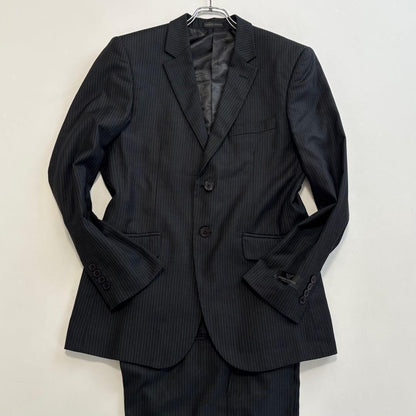 Giorgio Armani Recorezzoni Suit Setup Striped Black M