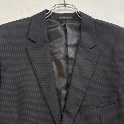 Giorgio Armani Recorezzoni Suit Setup Striped Black M