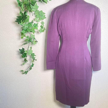 [BIZ LE COMPLET] Dress M~L Vintage Elegant Good Condition Purple