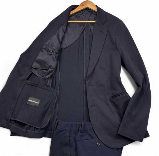 Good Condition Emporio Armani Current Setup Unlined Stretch Material L Size