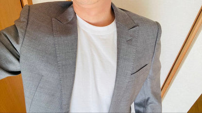 EMPORIO ARMANI GRAY SUIT DAVID LINE