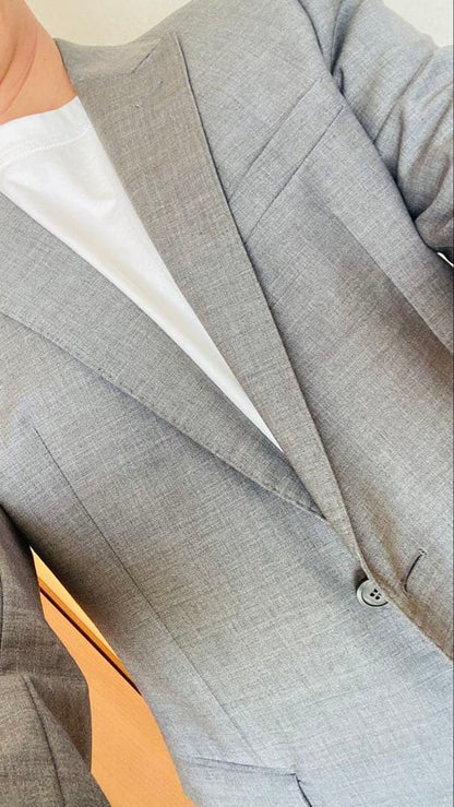 EMPORIO ARMANI GRAY SUIT DAVID LINE