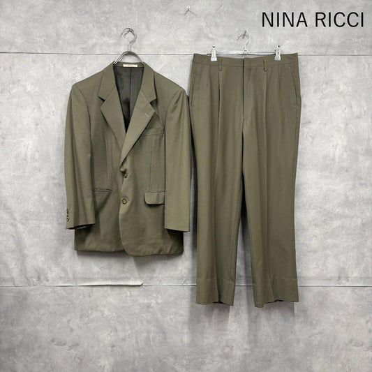 Good color◎ 90s vintage NINA RICCI color suit N2312