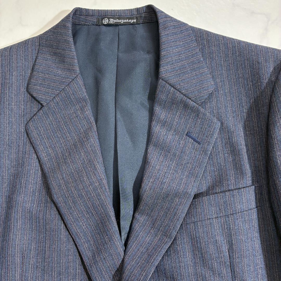 80s Vintage Japanese Wool Suit M (E181)