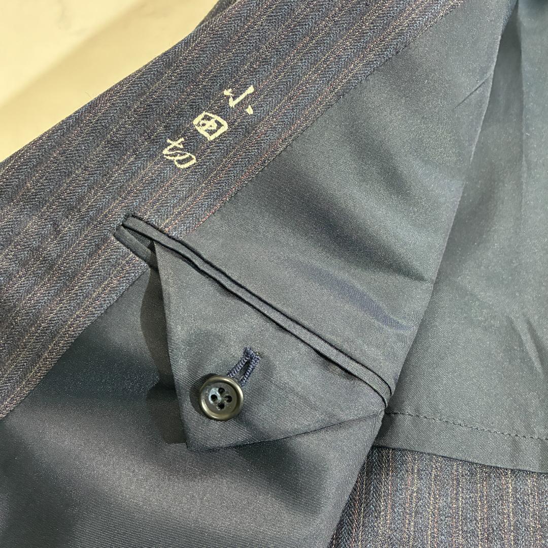 80s Vintage Japanese Wool Suit M (E181)