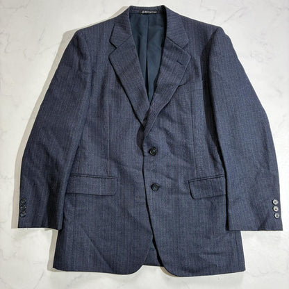 80s Vintage Japanese Wool Suit M (E181)