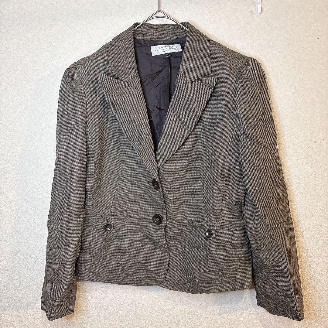 TAHARI [12P] Brown tailored jacket