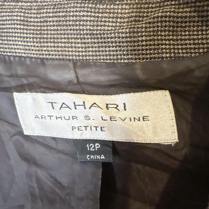 TAHARI [12P] Brown tailored jacket