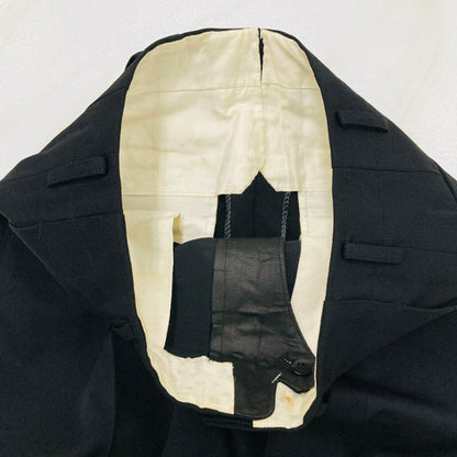 Good Condition Made in England B.V. Nixon & CO Double Setup Suit Black