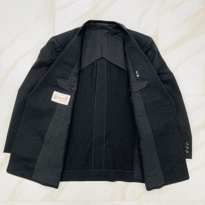 Good Condition Made in England B.V. Nixon & CO Double Setup Suit Black