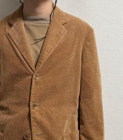 00s armani collezioni corduroy tailored jacket