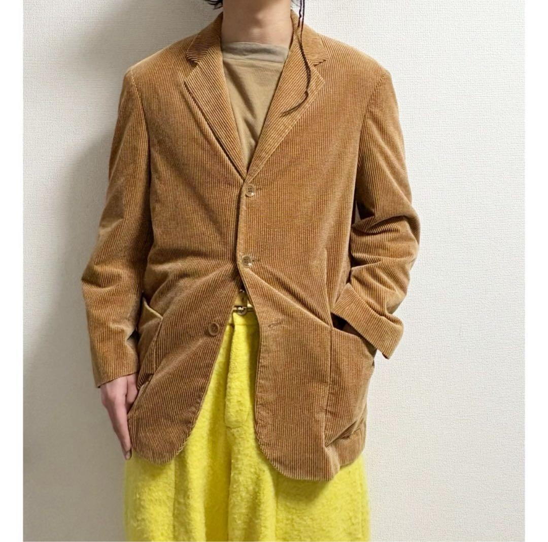 00s armani collezioni corduroy tailored jacket