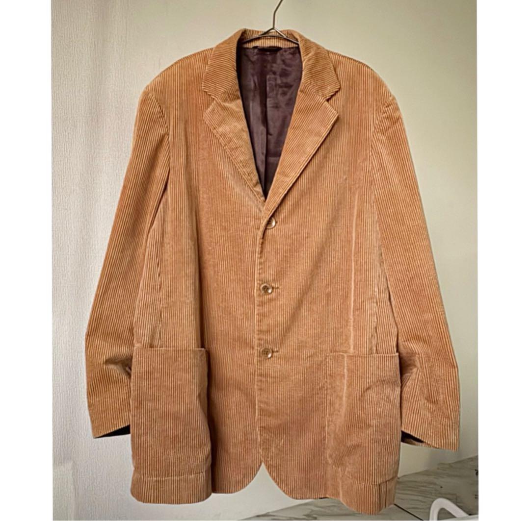 00s armani collezioni corduroy tailored jacket